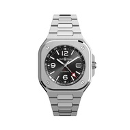 Bell & Ross BR05G-BL-ST/SST Men's Watch BR 05 GMT Date Square Automatic 41mm SS Bracelet Black *Orig