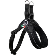 Tre Ponti Fluo Mesh Harness Adjustable Belly (Black) Size 4 (9-14kg)