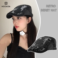 HOZADA Women Beret Hat  Retro Style Hat Artistic Beret Cap Vintage Beret Hat Fashion Retro British S
