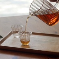 玻璃條紋隨行泡茶組(含兩入茶杯)