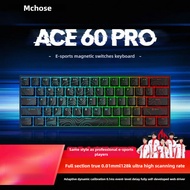 MCHOSE Ace60 Pro Customization of Magnetic Switch Quickly Trigger Wired Mechanical Keyboard Esports 