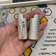 Vỏ Bật Lửa Bic j5 Hoạ Tiết Lông Vũ Kèm Ruột