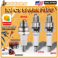 Nasara 1 Box Spark Plug BM6A E6TC F7TC Brush Cutter Lawn Mover Chainsaw Engine Generator / Palam Pen
