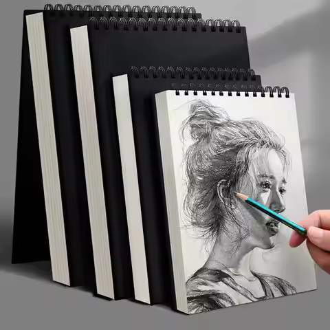 1 Pack 30 Sheets 8K 16K A4 A5 A6 Top Spiral Bound Acid-Free Sketch Book Pad Art Drawing Painting Pap