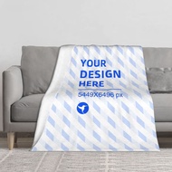 Customizable Thick Flannel Blanket 60x50in (Vertical Style)