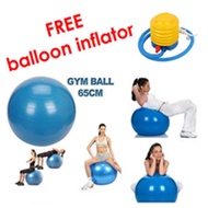 Exersice Gym Ball 65cm + FREE PUMP
