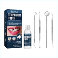 EELHOE Denture Decoration Teeth Glue Set Halloween Vampire Makeup Denture Teeth Glue Props 【Hot】