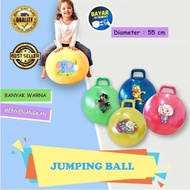 TKKH jumping ball 55cm cute jumping ball children's toy big ball rubber ball
