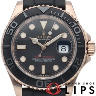 นาฬิกา Rolex Yacht-Master 40 รุ่น 126655 พร้อมกล่อง ใบรับประกัน ตัวเรือนทองคำชมพู 18K สายยาง นาฬิกาผ