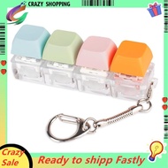 Keyboard Fidget Toy, Fidget Keychain of 4 Colors Keyboard Clicker, Silent Fidget Toy for Library, St