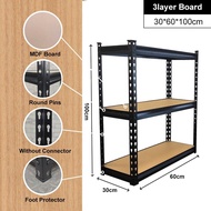 3-5 Tier Metal Boltless Rack Home kitchen Store Storage Rack Warehouse Rak Besi Serbaguna Bertingkat Livin Rack Boltless Rack Shelf