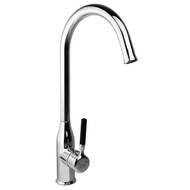 (Có Video) Vòi rửa chén nóng lạnh Đồng mạ Chrome Eurolife EL-EL-KM04 (Trắng bạc)