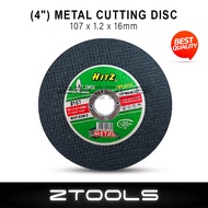 (ZTOOLS) 4" Metal Cutting Disc | 4" Mata Potong Besi | 4"x 1.2mm x 16mm | DOUBLE NET | Heavy Duty An