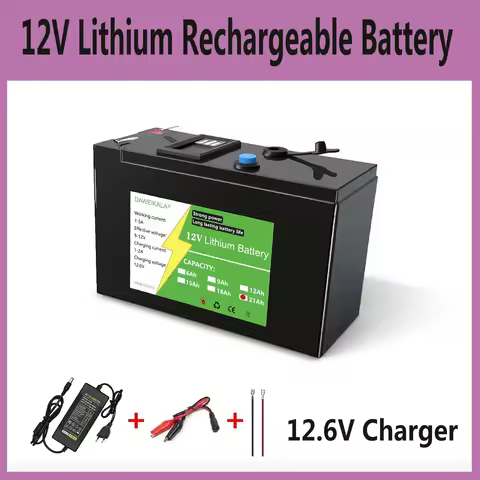9Ah-21Ah 12V 18650 Li-ion Battery Pack for LED,LED lights Portable Backup Powe Rechargeable battery 