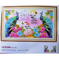 Cross-stitch painting of Parents' watch (not yet embroidered) LV3390