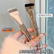 Brush  化妆刷   大嘴猴一字型粉底刷不吃粉扁头平头化妆刷无痕底妆遮瑕学生