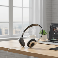 SPRISE Retro Y2k 3.5mm Wired On-Ear Headphones for CD MP3 Walkman Sports Fashion Earphones