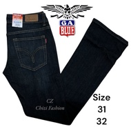 GA BLUE LADIES JEANS # 9908-6125 # MINI BOOT STRETCHABLE # SELUAR JEANS PEREMPUAN GETAH # 💯 ORIGINAL