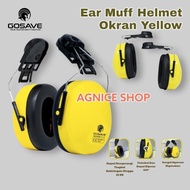 Ear Muff Helmet OKRAN Earmuff Safety 28db Yellow 28db