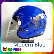 Craniacea ✤TOPI ARC RITZ MODERN GREY BLUE YELLOW V2 HELMET XXL + SMALL CLEANING CLOTH (SPECIAL EDIT
