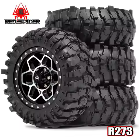 1.9 Tires OD 88mm Mounted on 1.9 Beadlock Wheels Rims for /12 Crawler Car MJX H12Y+ MN-128 MN-82S LC