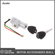 Asahi Motor แบตเตอรี่ chager MINI LOCK พร้อม2คีย์สำหรับรถจักรยานยนต์สกู๊ตเตอร์ E-BIKE Electric LOCK
