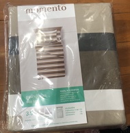 ชุดผ้าปูที่นอน +ปลอกหมอน+หลอกหมอนข้าง ไมโครเท็กซ์บราวสไตร์ 3.5ฟุต สำหรับใช้ปูที่นอน ยี่ห้อ MOMENTO *