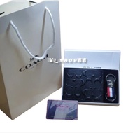 COACH Dompet Pria With KeyChain Dompet Pria Kulit Asli Free Paperbag