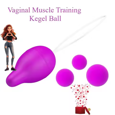 Female Vaginal Exercise Device Kegel Ball Vaginal Contraction Dumbbell Centrifugal Anal Bead Stimula