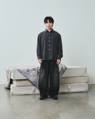 THE CLUB OF COOL CAT DIAMOND STUDDED LONG SLEEVE SHIRT