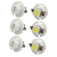 車LEDライト ダッシュボードライト T5 B8.4D 5050 SMD 1-LED ホワイト