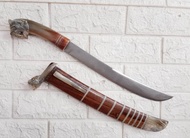 Golok Sembelih Damaskus | Golok Balikmipih Galonggong | Golok Full Tanduk
