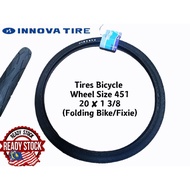 TIRE BICYCLE - TYRE BASIKAL - 自行车外胎 - INNOVA IA-2084 - 451 - 20✘ 1 3/8
