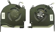 BestParts New CPU+GPU Cooling 5V Fan Replacement for HP OMEN 16-K 16-N Pro TPN-Q280 Q281 P/N: DFS5K2