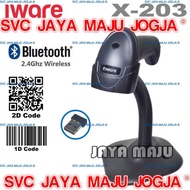 IWARE X-203 - WIRELESS BLUETOOTH - 2D 1D || BARCODE SCANNER HANDHELD - AREA IMAGER - AUTOSCAN || X20