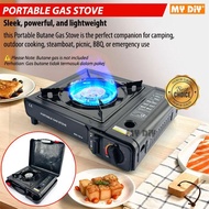 Portable Butane Gas Stove Steamboat Camping Hiking Butane Gas Stove Dapur Gas Tin Butana