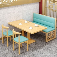 Hotel Restaurant Table Chair Commercial Combination Deck Holder Milk Tea Shop Dessert Shop Influence