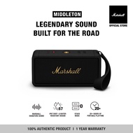 MARSHALL MIDDLETON BLACK AND BRASS - รับประกัน 1 ปี + ส่งฟรีทั่วไทย (ลำโพงบลูทูธ ลำโพงพกพา ลำโพง marshall)