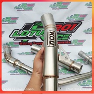 Open pipe Kou Mahachai exhaust pipe Canister 51mm 1 set for Tmx125/155 Skygo Raider 150carb/fi Viperman Rs150 Rusi 150