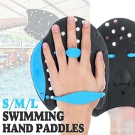 Swimming Paddles Webbed Finger Paddle Hand Accessory Diving Adjustable Palm C2RQ