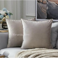 Suede sofa cushion cover 30x30 40x40 45x45 50x50 60x60 plain premium suede