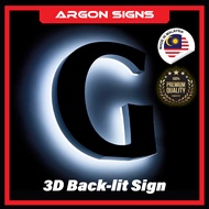 Custom Back-lit 3D signs | Illuminated sign letter | Indoor/outdoor lighted signs | LED dimensional 