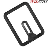 WISATHY Pot Cover, Silicone Edge Thickened Skillet Lid, Replacement 13 * 18cm/15 * 18cm Black Univer