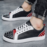 Men Men Shoes Fashion Casual Shoes Rivets Trendy Shoes Spirit Guy Men's Sneakers Youth