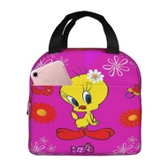 Tweety Bird Lunch Box Women Mens Reusable Insulated Lunch Tote Bag,Insulated box