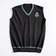 Harry Potter Gryffindor V-Neck Sweater with Embroidered Label - Cosplay Costume