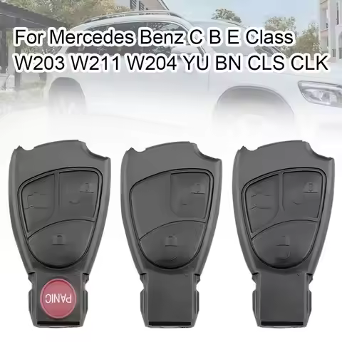 2/3/4 Button Car Key Replacement Remote Key Shell Case Cover For Mercedes Benz C B E Class W203 W211
