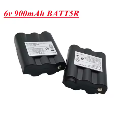 6V 900mAh BATT5R AVP7 Battery for Walkie Talkie GXT1000 GXT1050 GXT850 GXT860 GXT900 GXT950 Recharge
