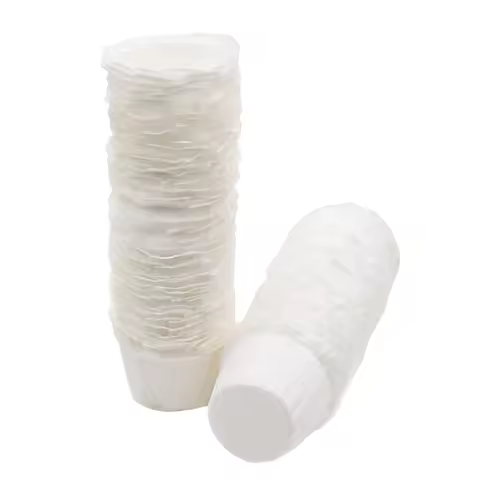 100Pcs Coffee Filter Papers Replacement White Coffee Paper Pod Disposable K Cup Filters Coffee Paper