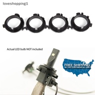 loveshopping1 2Pcs H7 LED Kit Headlights Base Adapter Car LED Clip Retainer Soets Adaptor MY